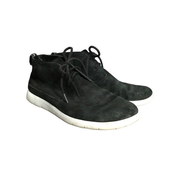 UGG Men's Freamon Suede Chukka Boots Round toe Lace Up Black Size 10 - Picture 1 of 9